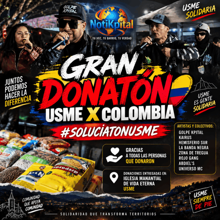 GRAN DONATÓN USME X COLOMBIA: El #SoluciatonUsme Y LA COMUNIDAD SE UNIERON POR LAS FAMILIAS AFECTADAS. 83d206f6-460e-4ebc-9c5f-52637ed29db5 (2)